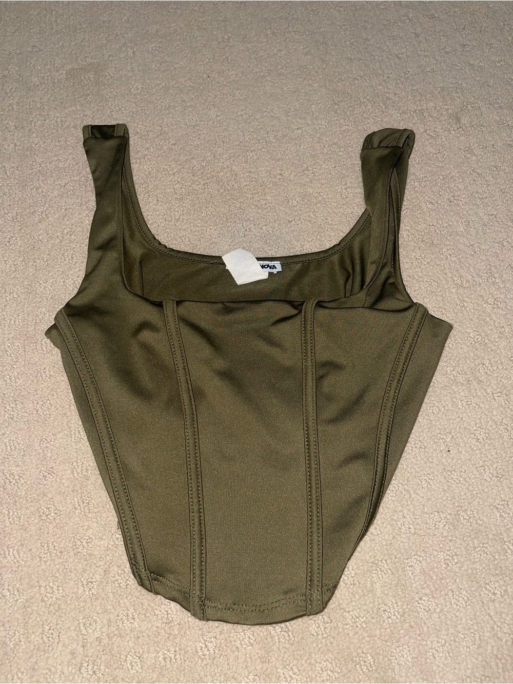 Fashion Nova Olive Green Kids One-Piece